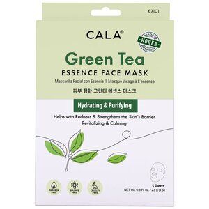 ❤️❤️Cala Essence Facial Masks Green Tea (5 Pack) NWT